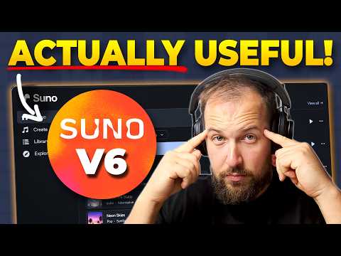 Thumbnail for New Suno V6 Is ACTUALLY Useful for Music Producers