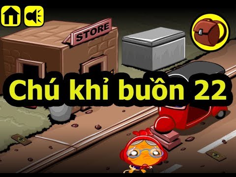 Chú khỉ buồn 22, Chơi game chú khỉ buồn online tại Gamehay24h.vn