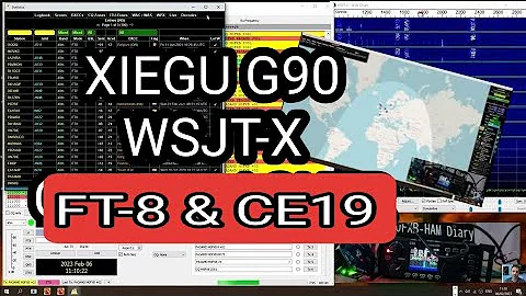 XIEGU G90 & CE19 FT8 WSJT-X LIVE