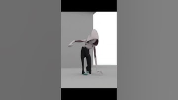 3D Animation Spider Gwen Jump Animation.