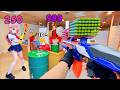 Nerf War | Amusement Park Battle 161 (Nerf First Person Shooter)