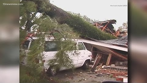 Hurricane Isabel slammed coastal Virginia and North Carolina 21 years ago