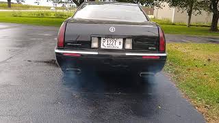 Cadillac Eldorado with 3 inch exhaust pipes