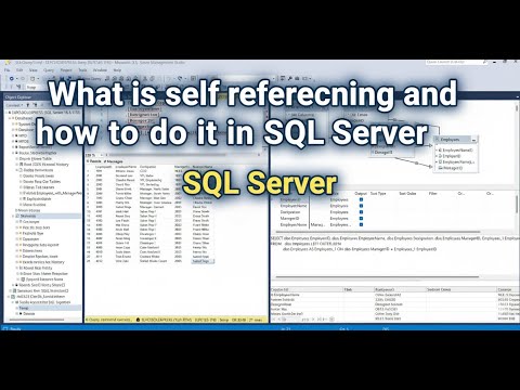 SQL: What is Self Referencing and how to do it in SQL
