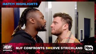 MJF Confronts Swerve Strickland As Samoa Joe Keeps Watch | AEW Dynamite | TBS