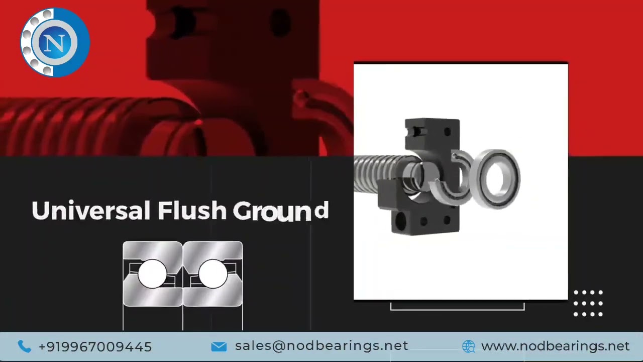 NOD Bearings - JTEKT's Ball Screw Support Bearings