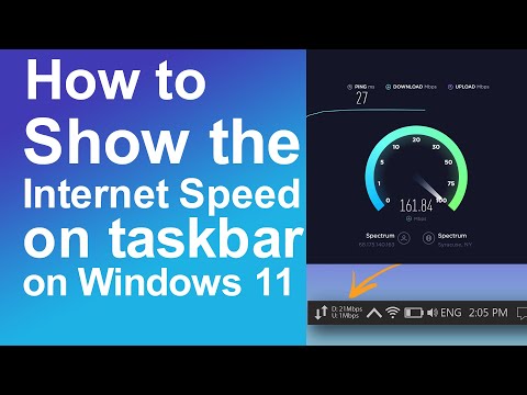 How to Show the Internet Speed on Taskbar on Windows 11 Easily