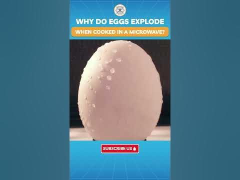 Why do eggs explode when cooked in a microwave? #shorts - YouTube