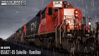 U55821-05 Oakville - Hamilton - CN Oakville Subdivision - GP9rm - Train Sim World 2