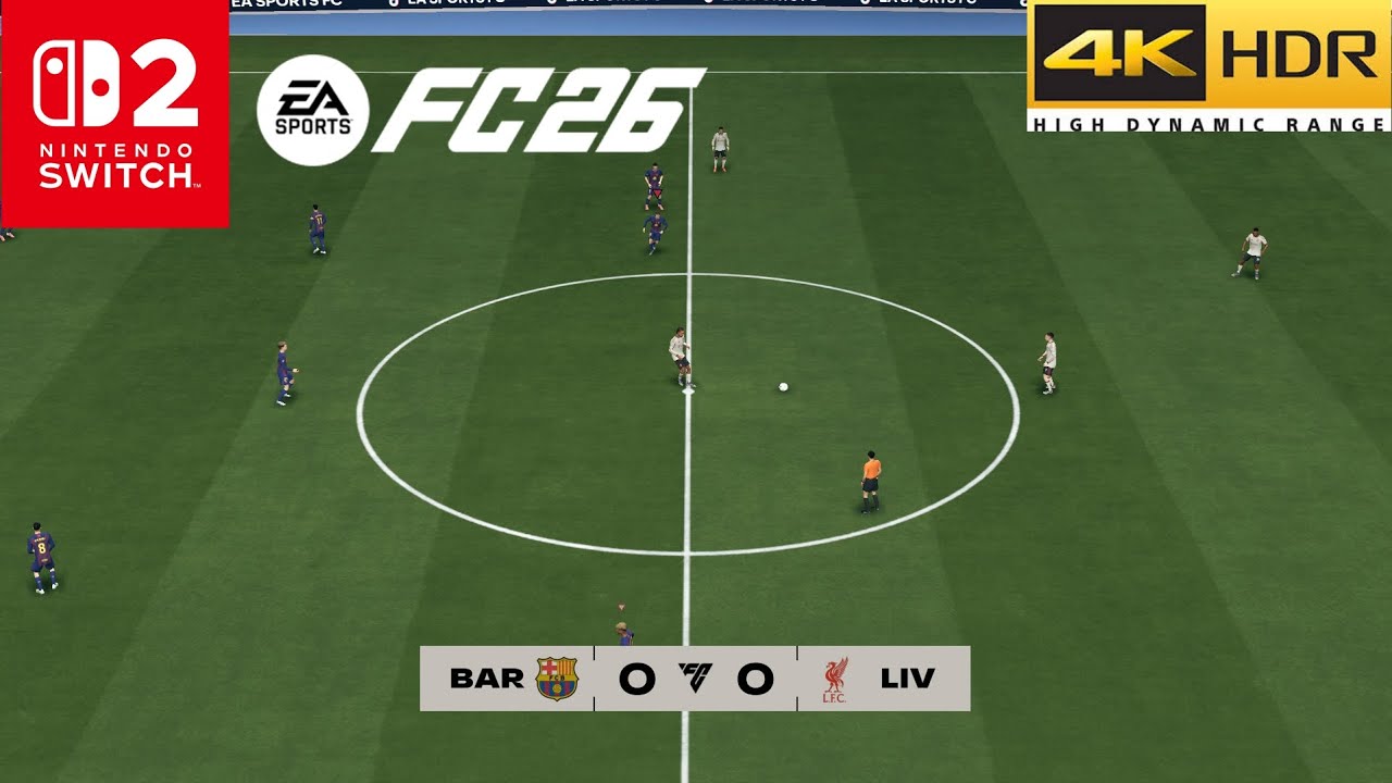 EA FC 26: игровой процесс Nintendo Switch 2 следующего поколения [4K HDR]