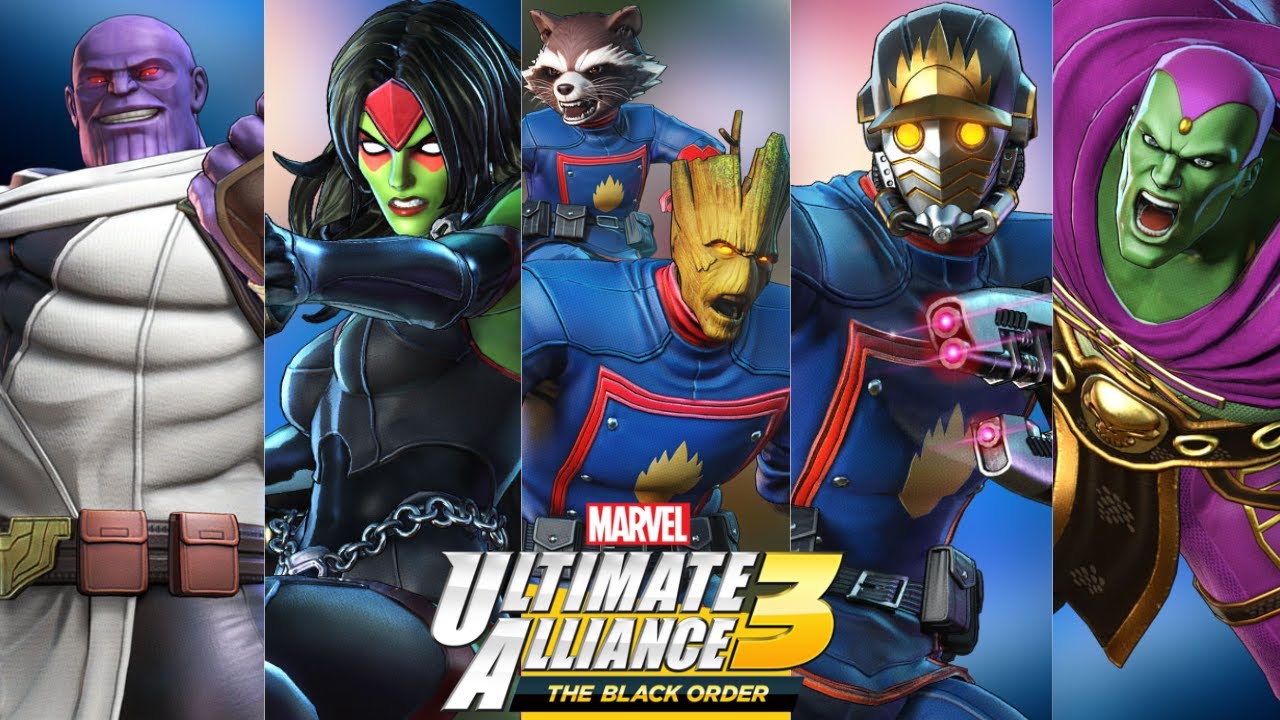 Marvel Ultimate Alliance 3 - 5 New Guardians Of The Galaxy Costumes ...