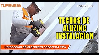 TIPS INSTALACIÓN DE TECHOS DE ALUZINC EN VIVIENDAS TIPO PV4. TUPEMESA PERU