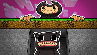 ... today in minecraft bendy meets cartoon cat and it does not end
well for either monster! is a trevor henderson c...