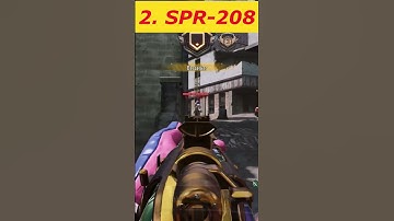 RANKING EVERY MARKSMAN RIFLE IN CODM #shorts #codm