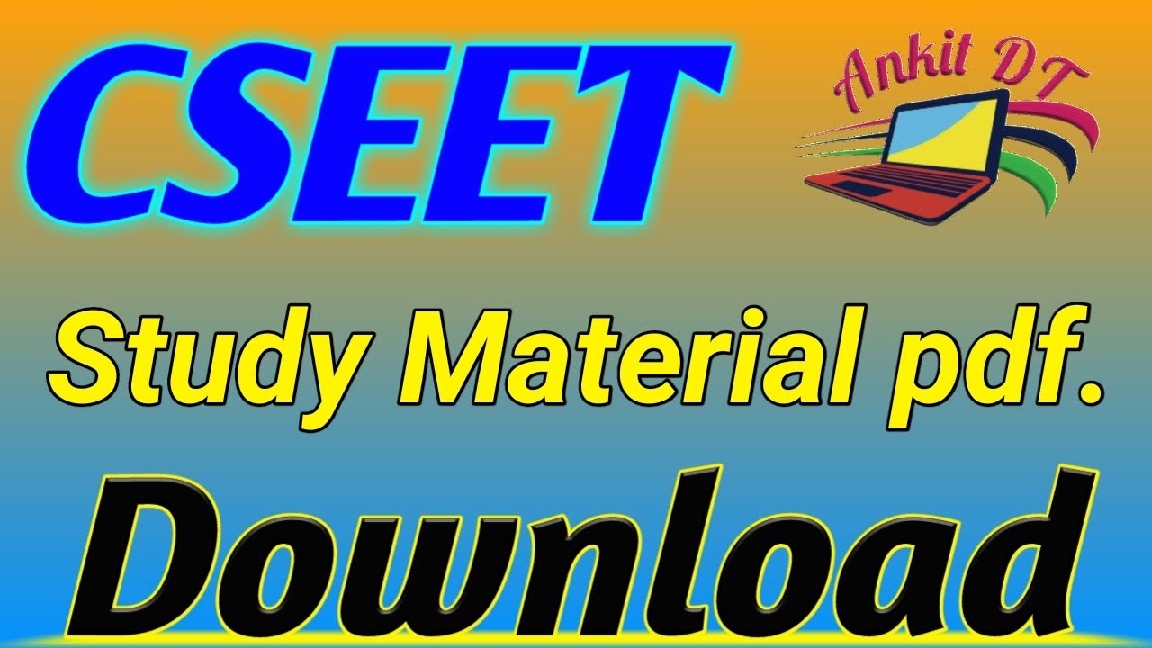 Download CSEET study material PDF ||Ankit Poonia|| \\CS COURSE\\ - YouTube