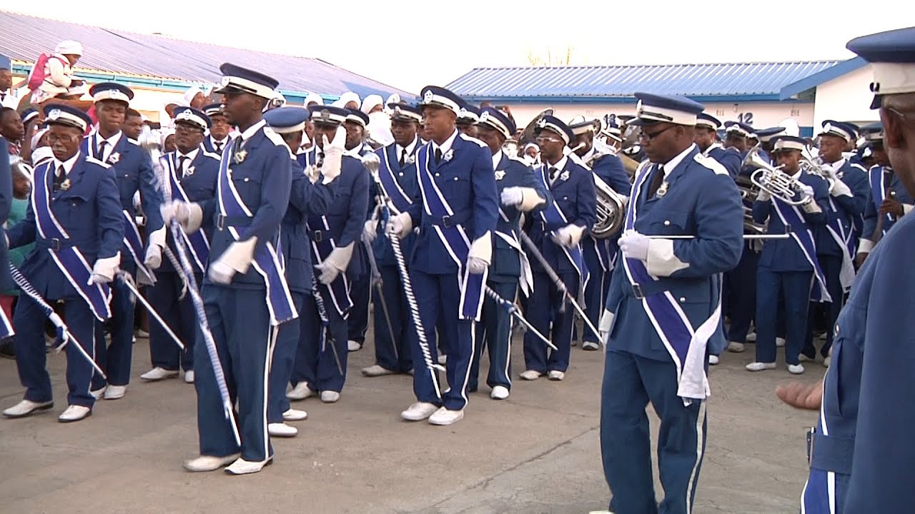 BRASS BAND IN CLOSING PRAYER AT MNAMBITHI IN 2015