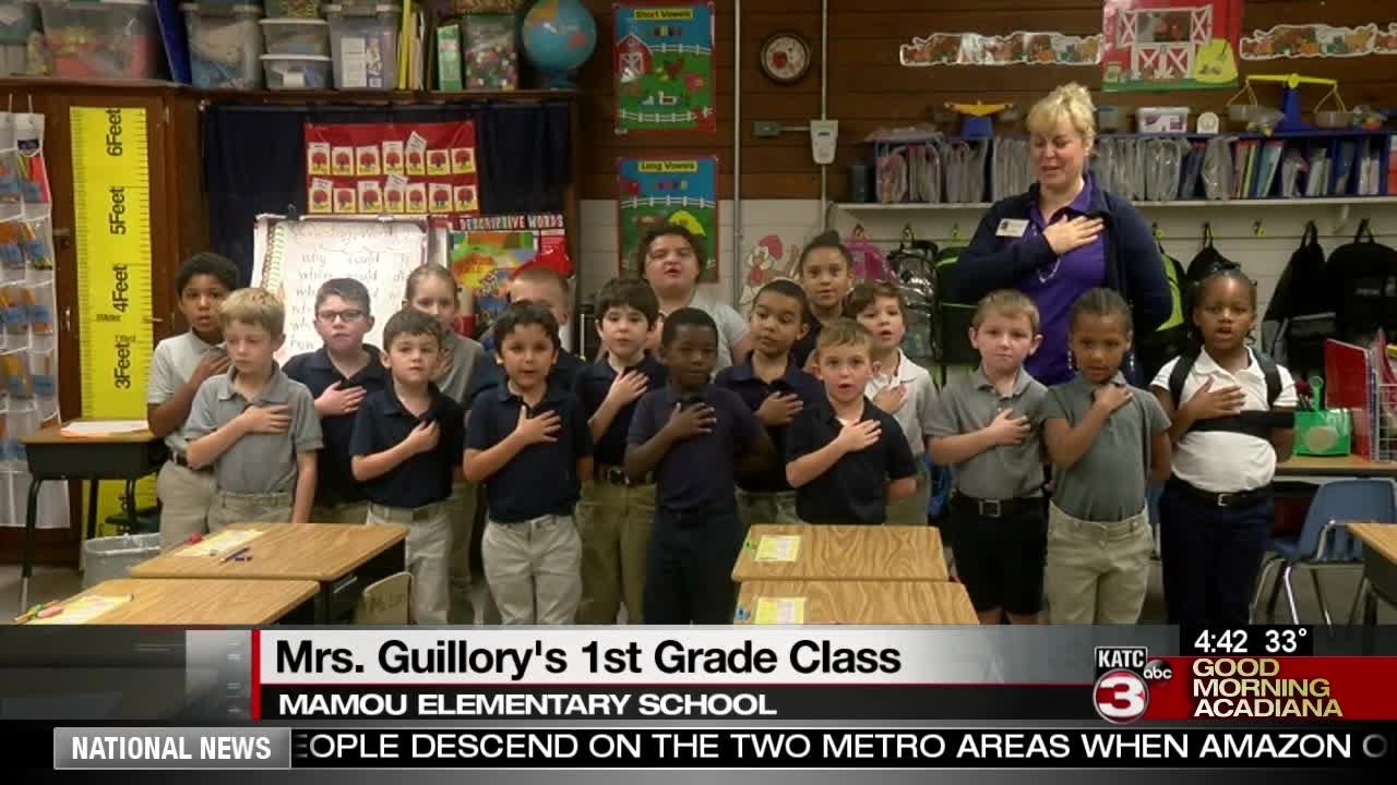 Mrs Guillory s 1st Grade Class Pledge YouTube