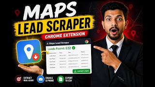 Maps Leads Scraper Chrome Extension || Lead Generation Tools || Email Marketing || Hossain Mazba