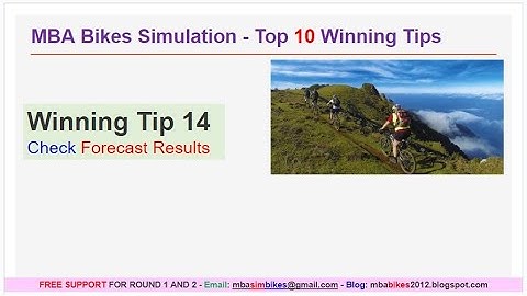 MikesBikes Bikes Simulation guide   Round 1   Part 14