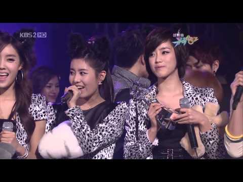 100108 Music Bank T-ara Bo Peep Bo Peep No.1 (2 Weeks)