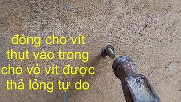 cách tháo vít nở đã đóng sâu vào trong tường nhà rất dễ dàng