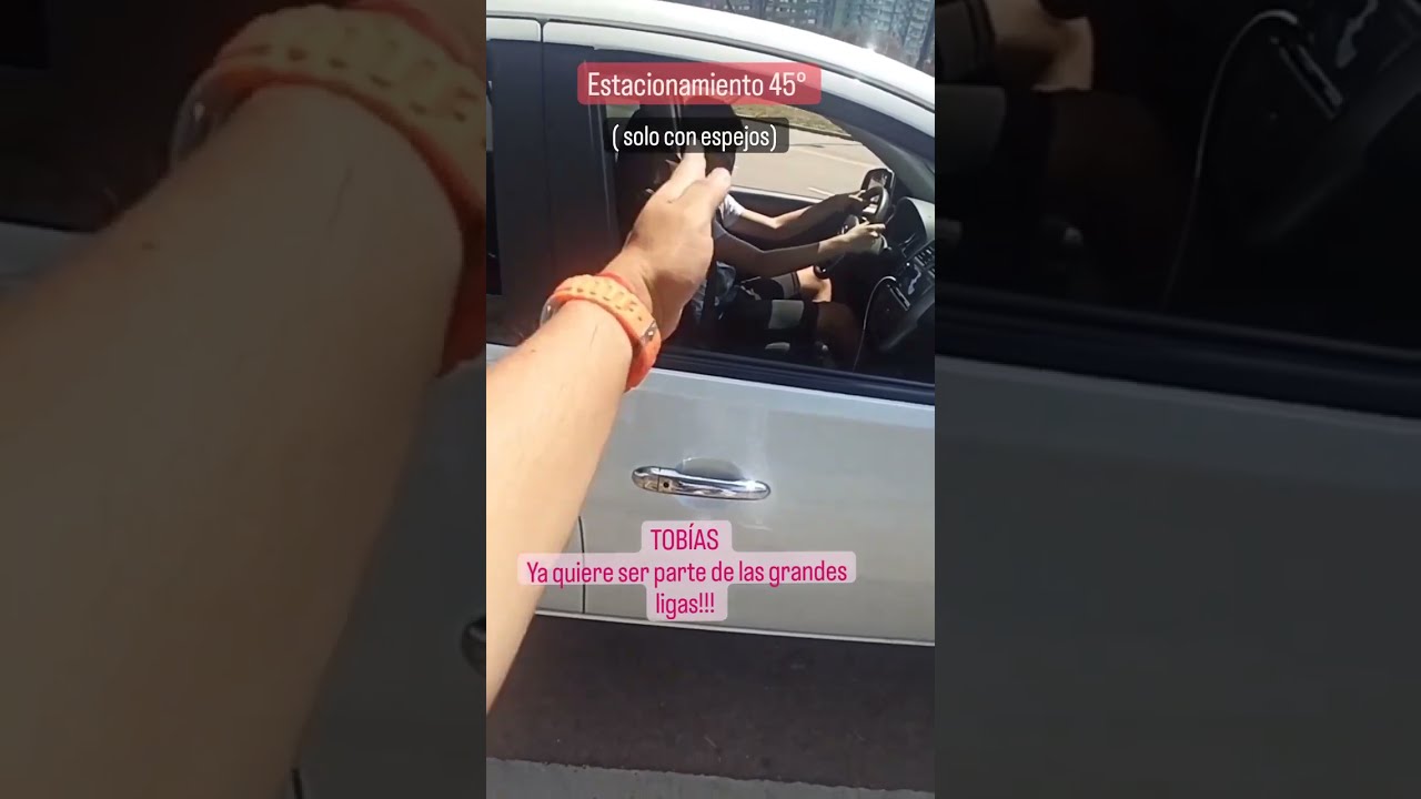 Como estacionar en 45° con lineas de referencia y solo con espejos...