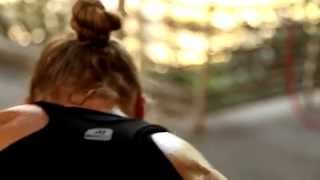 Ronda Rousey outdoor training with Leo Frincu