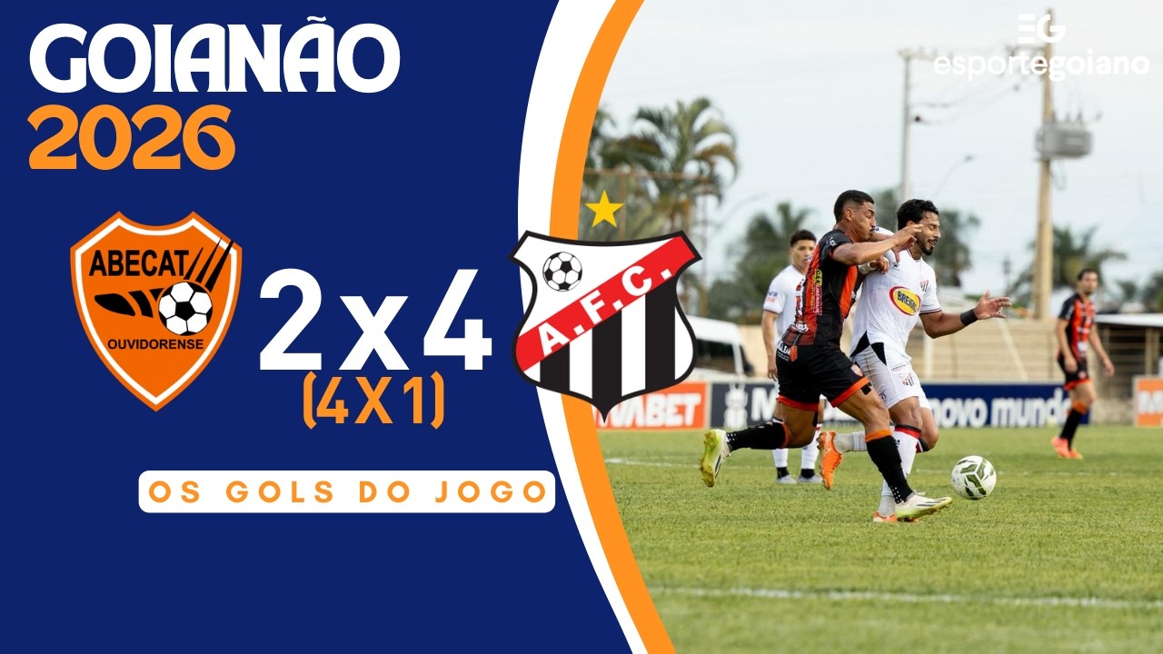 GOLS E PÊNALTIS | ABECAT 2X4 ANÁPOLIS | GOIANÃO 2026