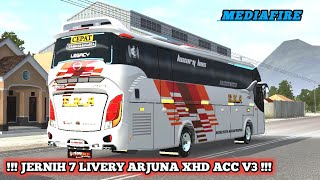 Livery bussid arjuna xhd  jernih || jetbus3 acc full livery Bussid screenshot 3