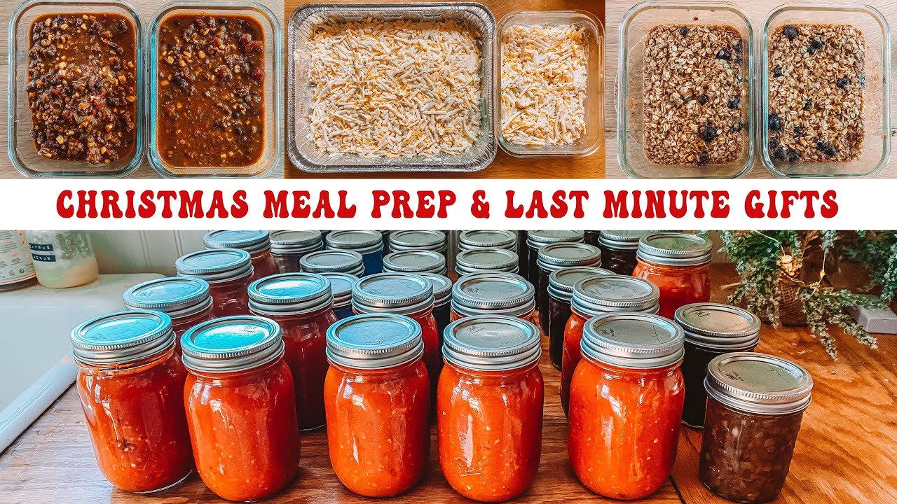 Christmas Meal Prep & Last Minute Gifts YouTube