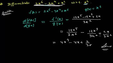 Quick way to find derivative of one function with respect to Other function - Derivative Calculus 3
