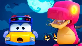 картинка: Школьный автобус Гордон 🎃 Хэллоуин 👻 Мультики про  машинки | Halloween