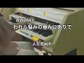 【オルガン】われら悩みの極みにありて　 Wenn wir in höchsten Nöthen sein   BWV641  J.S.Bach