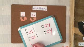 Phonograms Set 8:  oi  oy  &  ou  ow