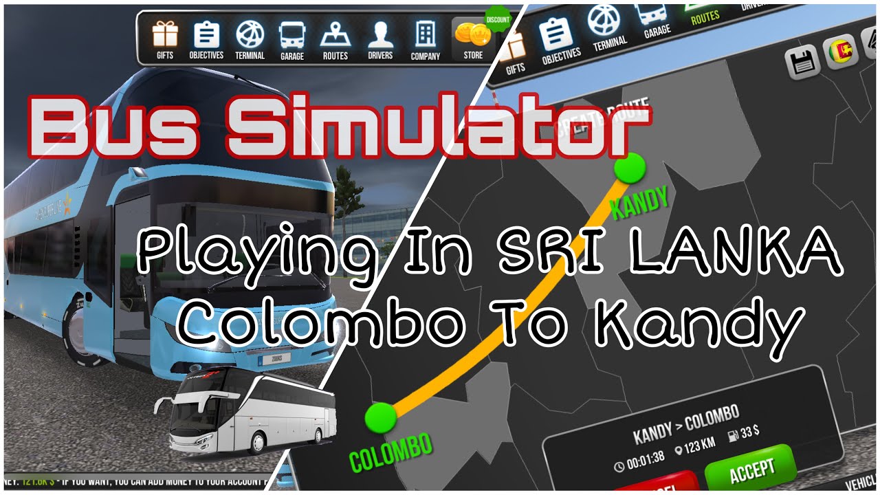 Bus simulator ultimate playing in Sri lanka 😍🚎 - YouTube