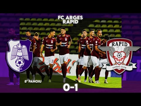 REZUMAT FC Argeş - Rapid 0-1. Gol Pănoiu. Echipa lui Mihai Iosif, neînvinsă în campionat