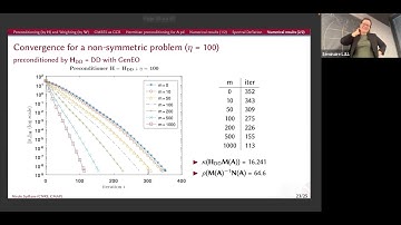 Nicole Spillane Solving linear systems by GMRES with preconditioning weighting and deflation