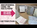 3x4のTimHoltzPapersを使用したミニエフェメラ-クイック＆amp;簡単なチュートリアル-CraftWithMe-Mass Make