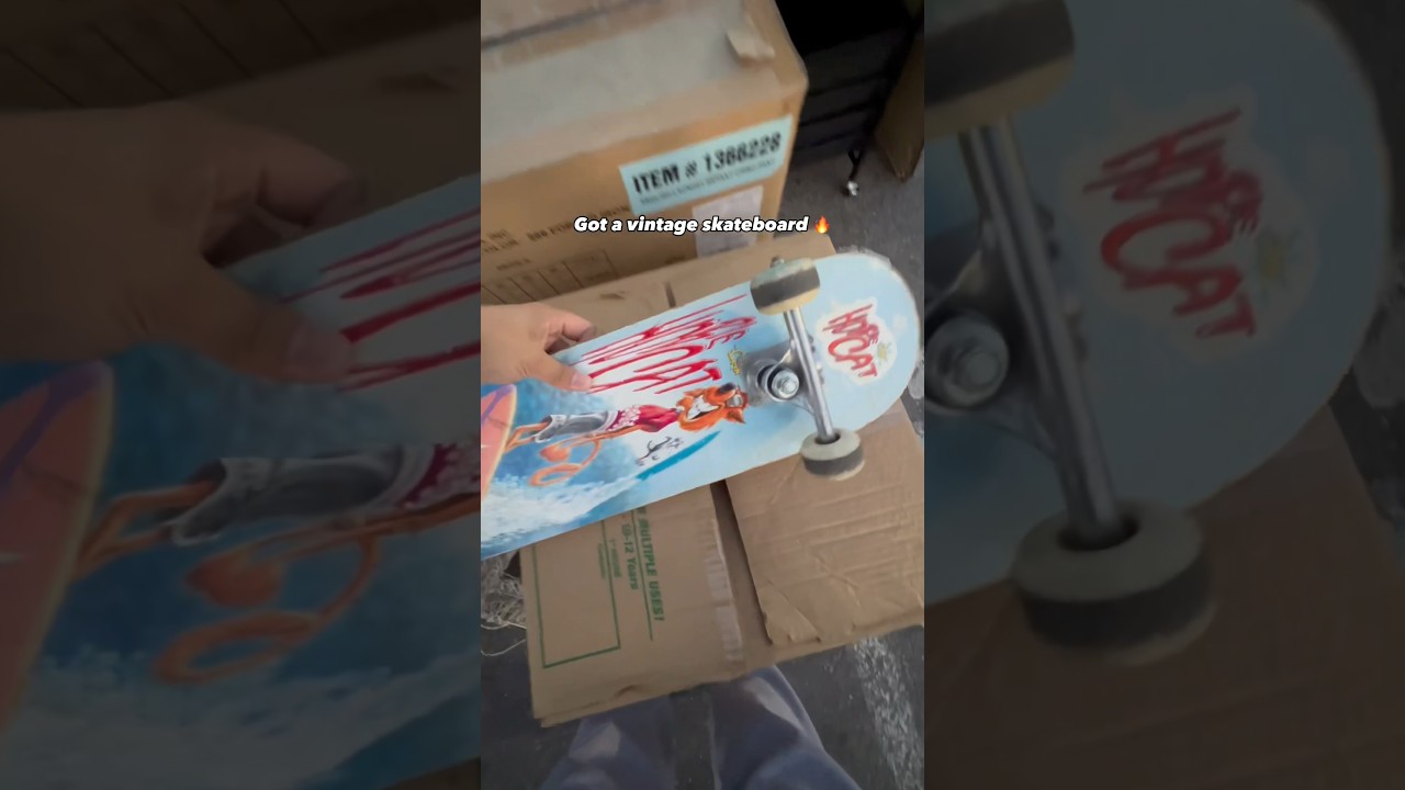 Vintage skateboard for $8 at the swapmeet!! 
