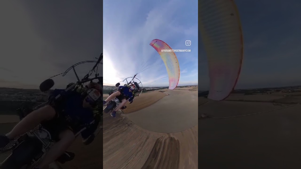 BGD Cyclone FlyProducts Eco2Lite Tandem flight with world Champion Pasquale Biondo and Bene in Fermo