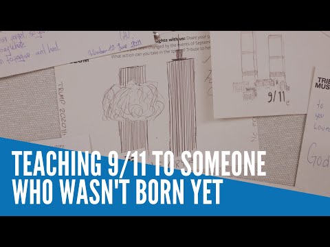 Teaching 9/11 to someone who wasn't born yet