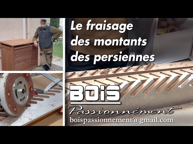 3 Façades de placards à persiennes par Boris Beaulant sur L'Air du Bois