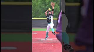 Pitching Perfection in Slow Motion 🎥🔥 #Softball