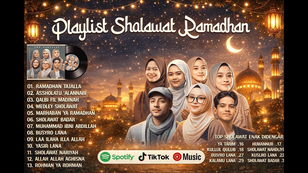 PLAYLIST BULAN RAMADHAN 2026 - MAHER ZAIN, ADZANDO DAVEMA, NISSA SABYAN, AI KHODIJAH & RISA SOLIHAH