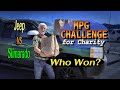 The mpg challenge jeep vs slimarado  who won for charity