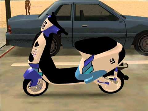 Gta San Andreas Piaggio Zip Mods Download Links Youtube