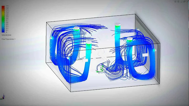CFD simulation of air conditioning inside a surgical room