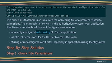 Resolving Authorization Errors in IIS for .NET Core Applications on EC2