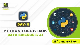 Python Full Stack Data Science | Day 5 | 28th January 2026 Batch | FirstBit Solutions Content