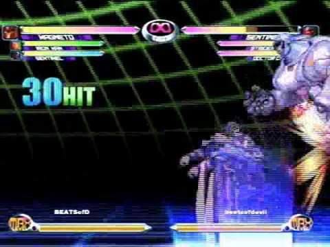 MvC2: Magneto st.HP midscreen infinite/wallcarry